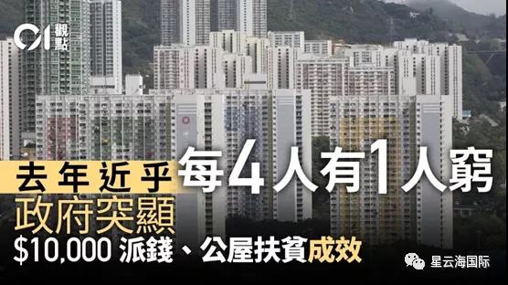 四個港人一個窮？在香港收入多少算貧窮