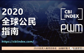 《2020投資入籍項(xiàng)目排名》出爐，多米尼克四度蟬聯(lián)NO.1
